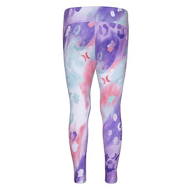 Girls 7-16 Hurley Printed High Waisted Leggings