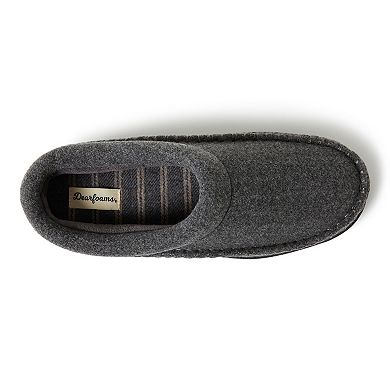 Dearfoams Thompson Wool Blend Men's Clog Slippers