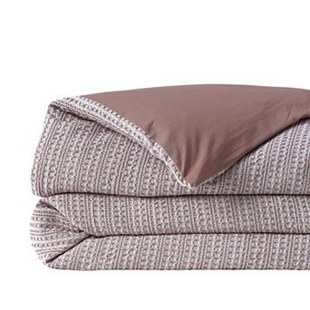 Lands' End Matelasse Textured Stripe Duvet Cover or Pillow Sham
