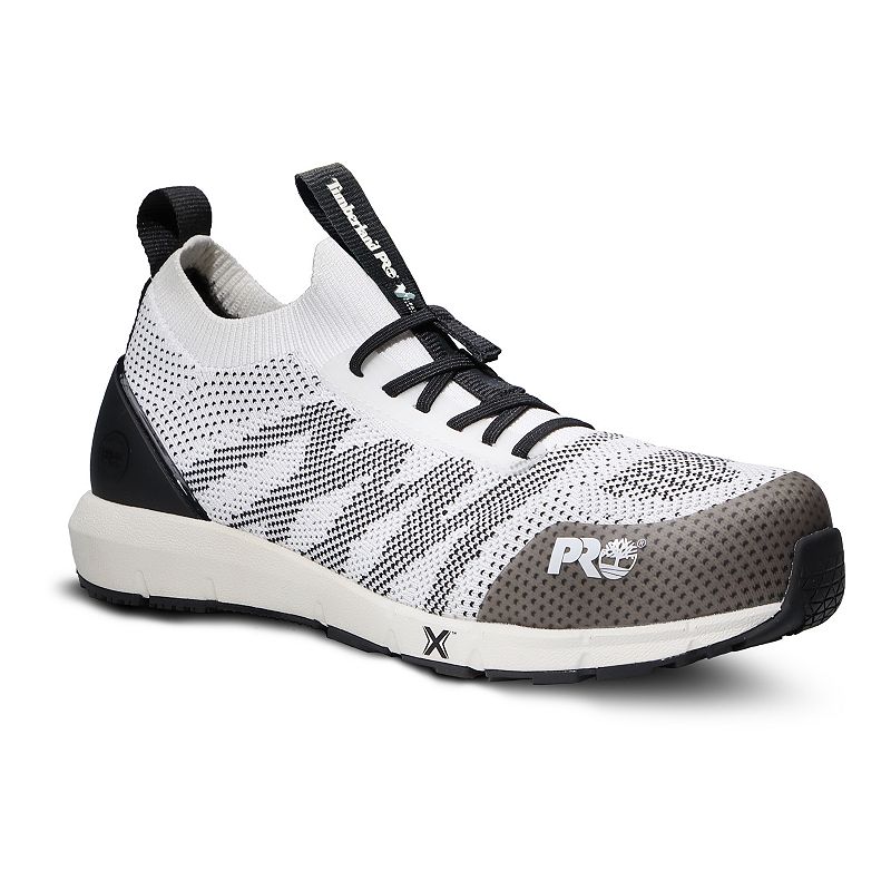 Timberland PRO Radius Knit Women's Composite-Toe Work Shoes, Size: 6.5, White Black