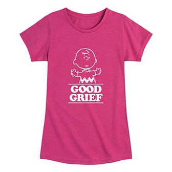 Girls 7-16 Peanuts Good Grief Graphic Tee