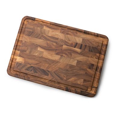 Ironwood Gourmet Charleston End Grain Board with Juice Channel