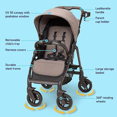 Graco Merge 360 Stroller, Sable Brown