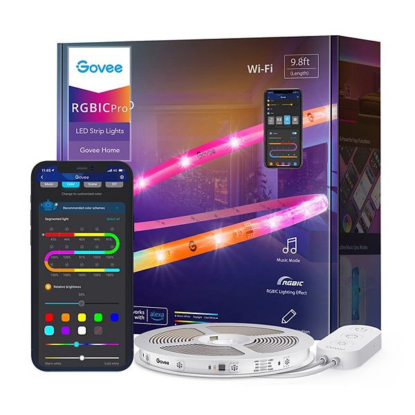 Govee RGBIC Pro 9.8' LED Strip Lights