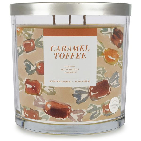 Sonoma Goods For Life® Caramel Toffee 14oz. Candle Jar