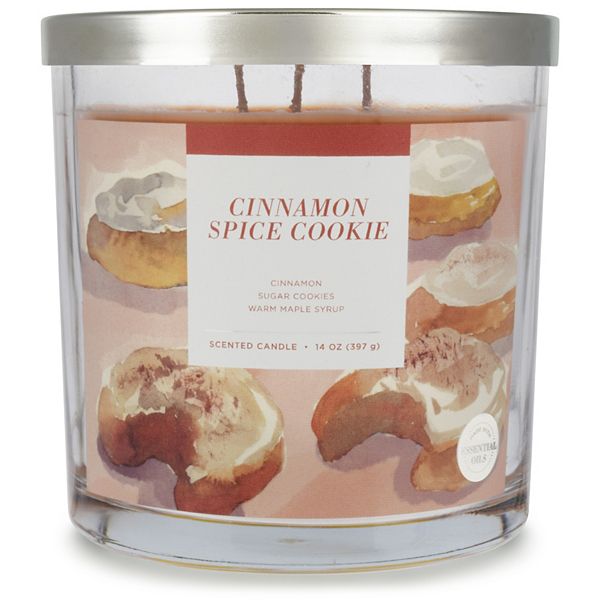 Sonoma Goods For Life® Cinnamon Spice Cookie 14oz. Candle Jar