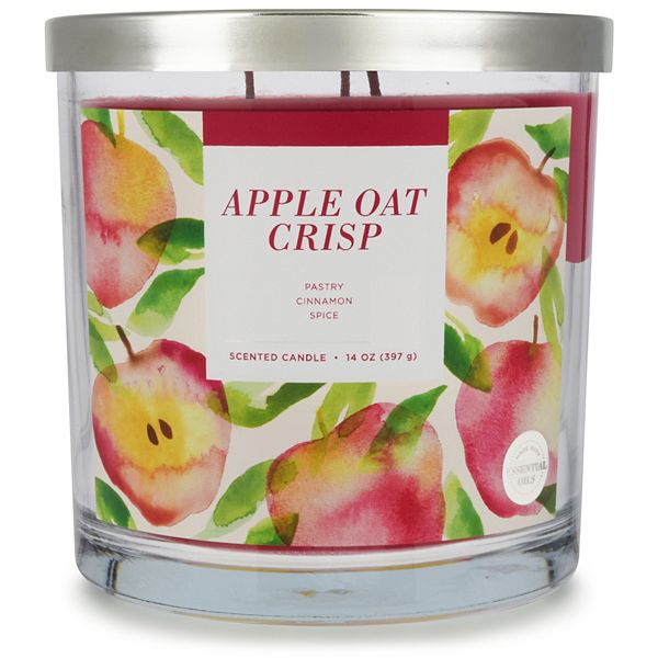 Sonoma Goods For Life® Apple Oat Crisp 14oz. Candle Jar