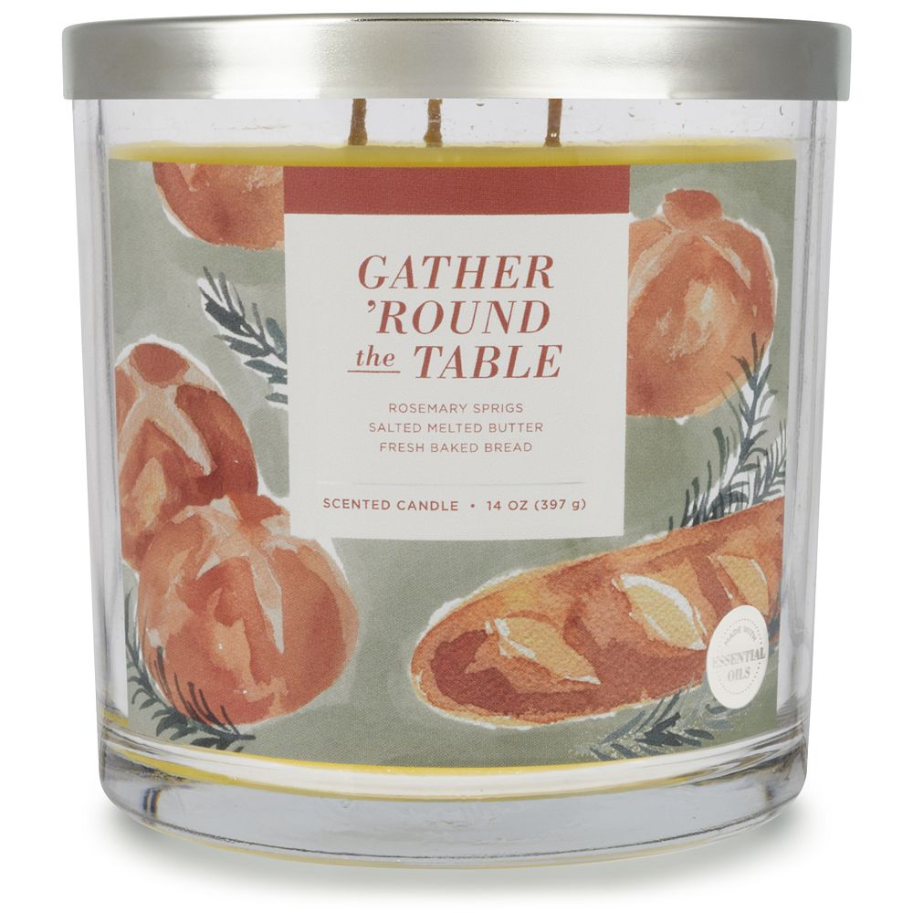 Gather - 11 oz Cedar Juniper Candle & Coaster Set