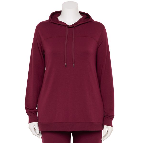 Plus Size Tek Gear® French Terry Hooded Tunic