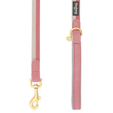 Blueberry Pet Genuine Leather & Polyester Dog Leash