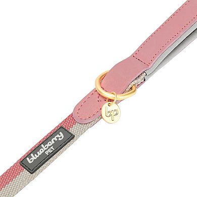 Blueberry Pet Genuine Leather & Polyester Dog Leash
