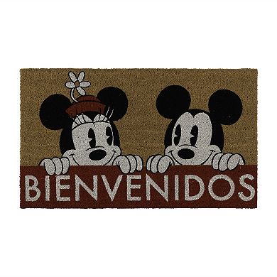 Disney's Mickey Mouse Spanish 2-pack Coir Doormat Set