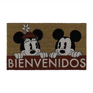 Disney Mickey Mouse Spanish 2-pack Coir Doormat Set