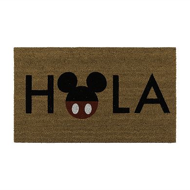 Disney Mickey Mouse Spanish 2-pack Coir Doormat Set