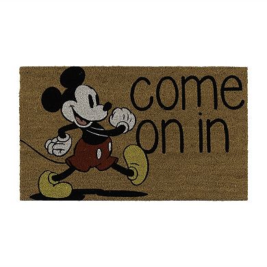 Disney Mickey Mouse Smile Come In 2-pack Coir Doormat Set