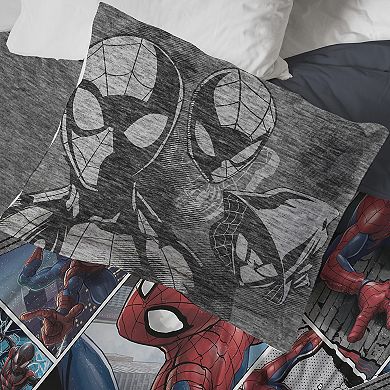 Spiderman Grunge Comforter Set with Shams