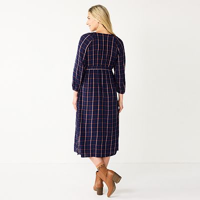 Maternity Sonoma Goods For Life Surplice Midi Dress