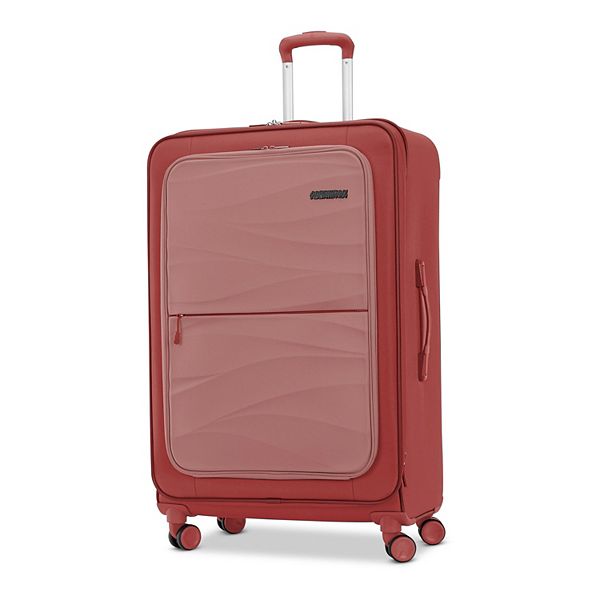 American Tourister Oasis DLX Softside Spinner Luggage Terracotta 24 INCH BrickSeek