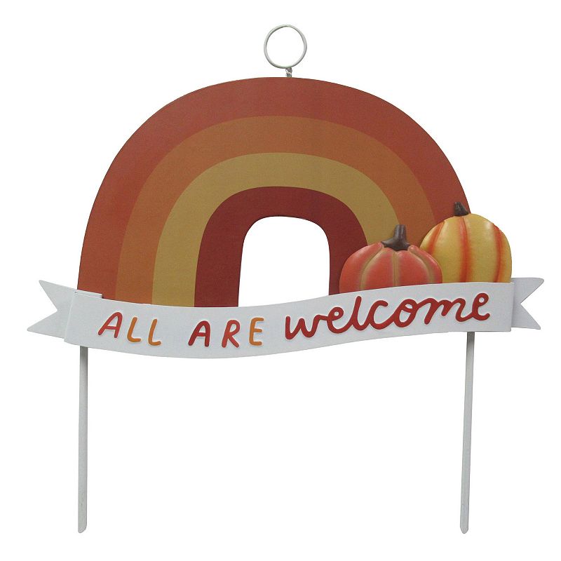 Celebrate Together Fall All Are Welcome Garden Stake, Multicolor