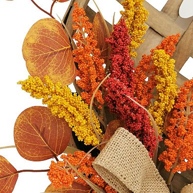 Celebrate Together Fall Give Thanks Basket Wall Decor