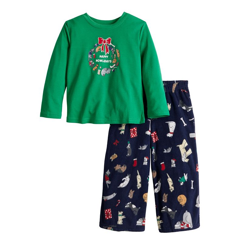 Toddler Jammies For Your Families Happy Howlidays Pajama Set, Toddler Boys