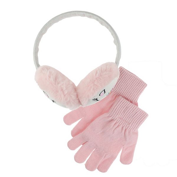 Girls Unicorn Earmuffs Cute Cartoon Ear Muffs Kids Warm Plush Winter Outdoor Ear Warmers