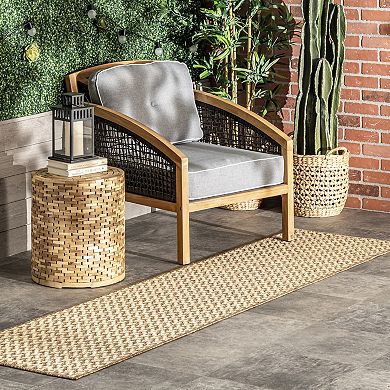 Rugs USA Camryn Abstract Herringbone Indoor Outdoor Rug