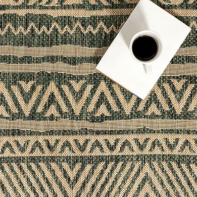 Rugs USA Abbey Tribal Striped Indoor Outdoor Rug