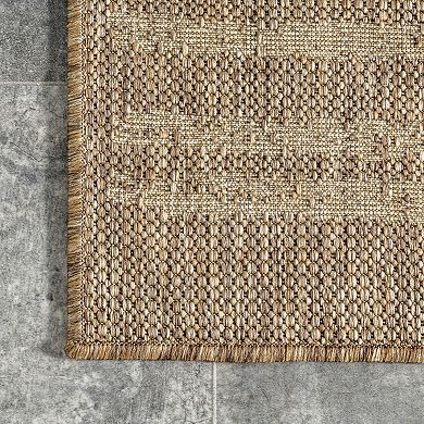 nuLOOM Marin Contemporary Indoor Outdoor Rug