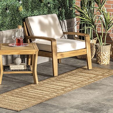 nuLOOM Marin Contemporary Indoor Outdoor Rug