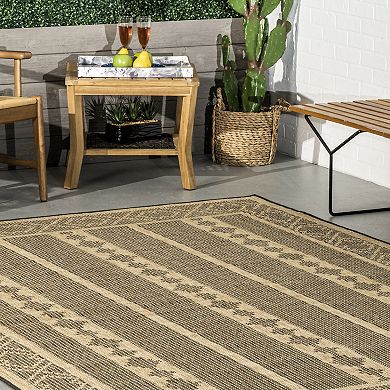 nuLOOM Blake Striped Indoor Outdoor Area Rug