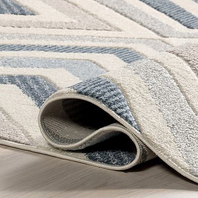 nuLOOM Neveah Contemporary Chevron Rug