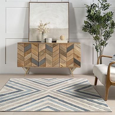 nuLOOM Neveah Contemporary Chevron Rug