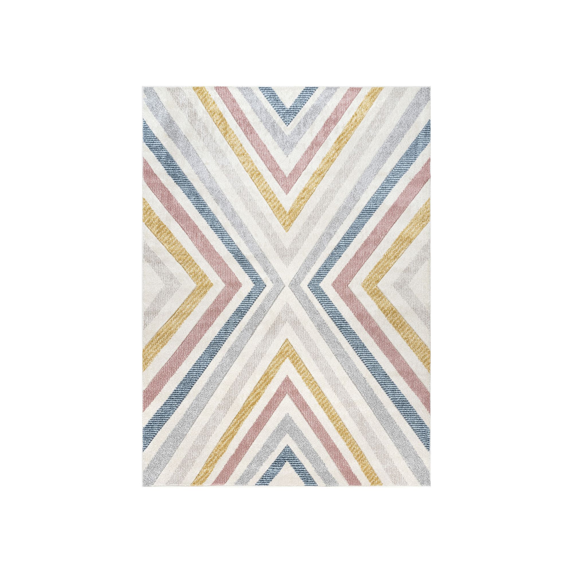 nuLOOM Neveah Contemporary Chevron Rug, Beige