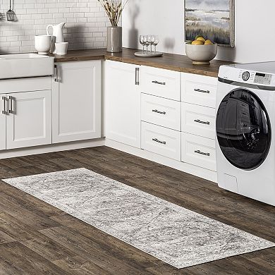 nuLOOM Roman Atrium Wool Washable Area Rug