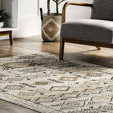 nuLOOM Maryanne Geometric Ornate Area Rug