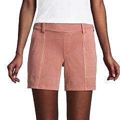 Petite Lands' End 5 Quick Dry Elastic Waist Board Shorts Swim Cover-up