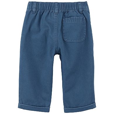 Baby Carter's Plaid Button-Down Shirt & Pants Set