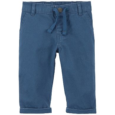 Baby Carter's Plaid Button-Down Shirt & Pants Set