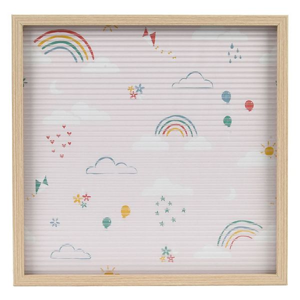 The Big One Rainbow Letterboard Wall Decor - Multi