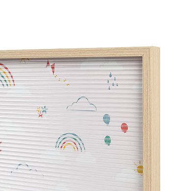 The Big One Rainbow Letterboard Wall Decor