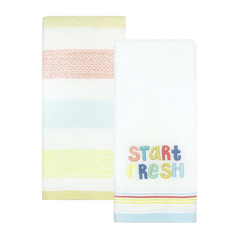 The Big One Sidney Start Fresh 2-Pack Hand Towel Set, Multicolor