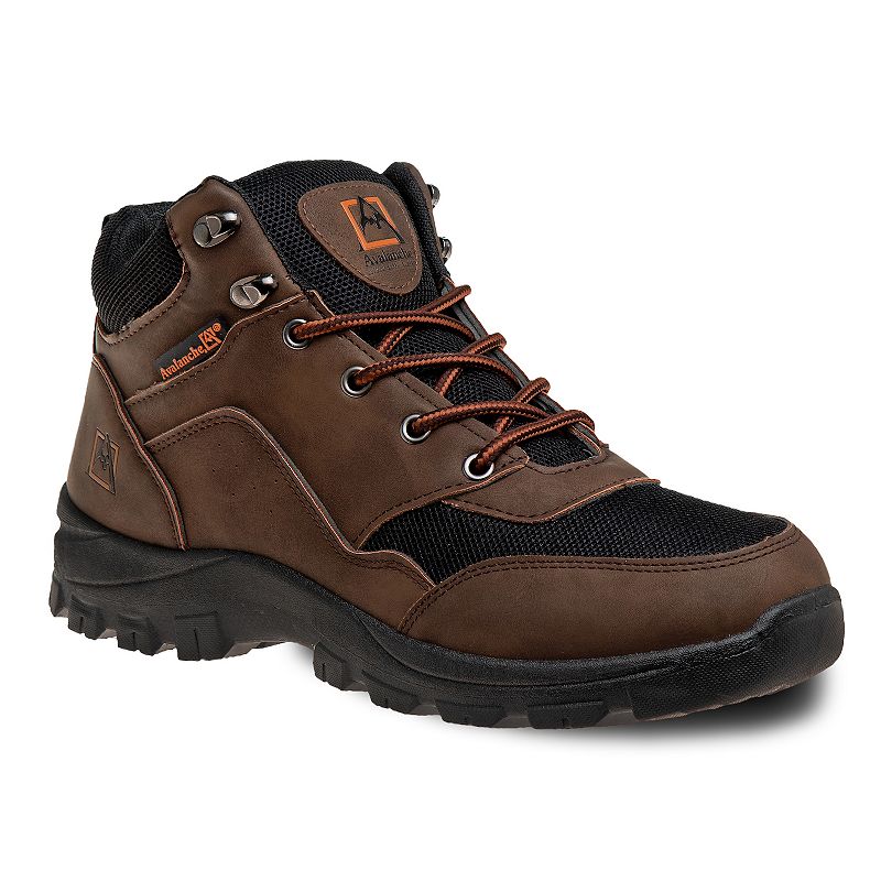 46562564 Avalanche Mens Hiking Boots, Size: 9.5, Brown sku 46562564