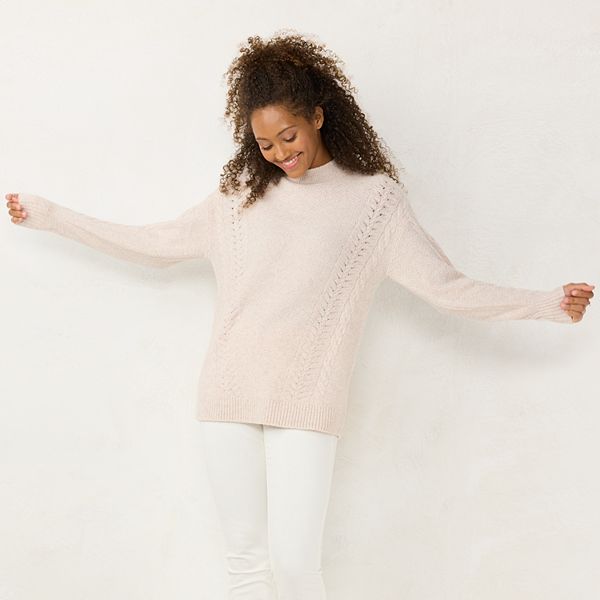 Kohls cable shop knit sweater