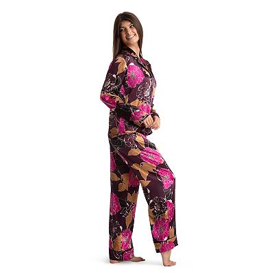 Petite satin pajama pants hotsell