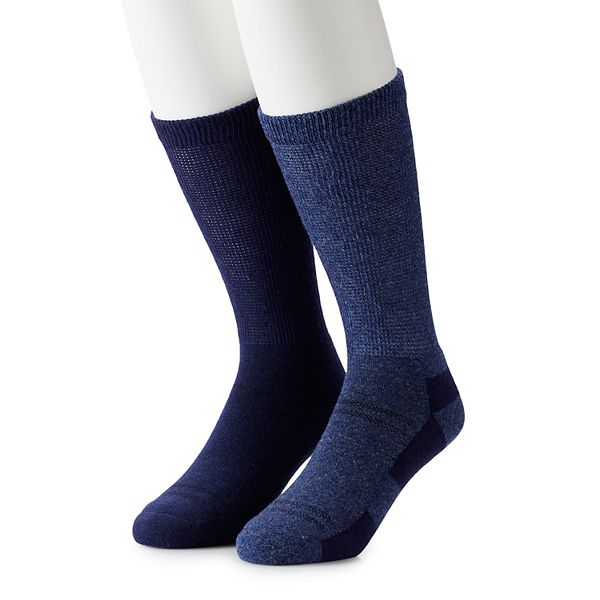 Men's Doctor's Choice 2Pack Diabetic Wool Crew Sock