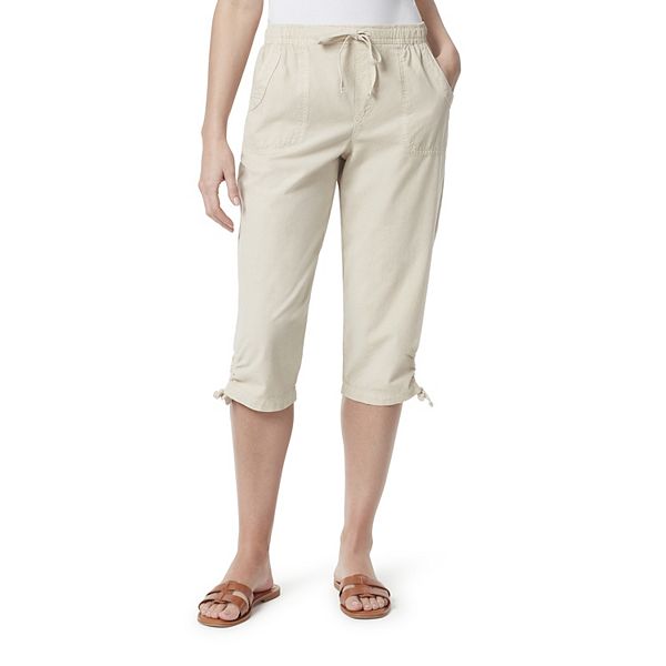 Petite Gloria Vanderbilt Genna Dolphin Hem Capri Pants