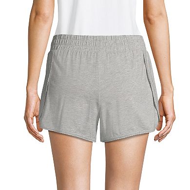 Women's Lands' End Women's Comfort Knit Pajama Shorts with Built-In ...