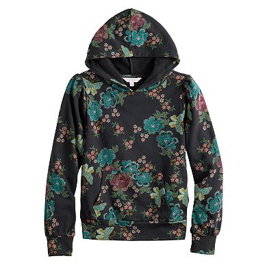 Women's LC Lauren Conrad Pleated French Terry Hoodie