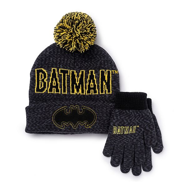 Boys 8-20 DC Comics Batman Hat & Gloves Set